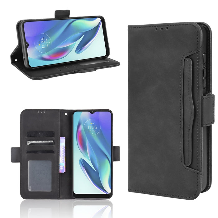 Estuche de cuero con tapa horizontal con patrón de piel de becerro con soporte y ranuras para tarjetas y marco de fotos, For Motorola Moto G50 5G Oversea Version, For OPPO Realme 8i, For vivo Y33S / Y21 / Y21S, For Nokia G50 5G                         ...
