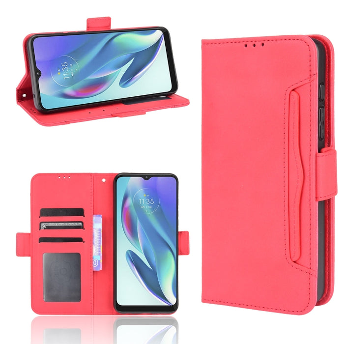 Estuche de cuero con tapa horizontal con patrón de piel de becerro con soporte y ranuras para tarjetas y marco de fotos, For Motorola Moto G50 5G Oversea Version, For OPPO Realme 8i, For vivo Y33S / Y21 / Y21S, For Nokia G50 5G                         ...