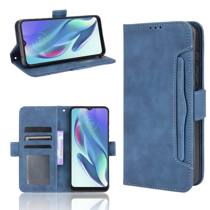 Estuche de cuero con tapa horizontal con patrón de piel de becerro con soporte y ranuras para tarjetas y marco de fotos, For Motorola Moto G50 5G Oversea Version, For OPPO Realme 8i, For vivo Y33S / Y21 / Y21S, For Nokia G50 5G                         ...