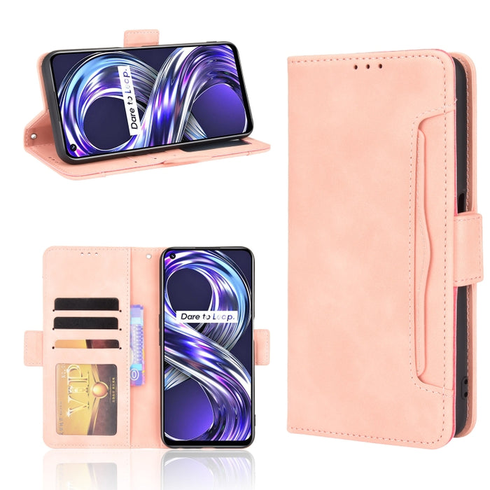 Estuche de cuero con tapa horizontal con patrón de piel de becerro con soporte y ranuras para tarjetas y marco de fotos, For Motorola Moto G50 5G Oversea Version, For OPPO Realme 8i, For vivo Y33S / Y21 / Y21S, For Nokia G50 5G                         ...