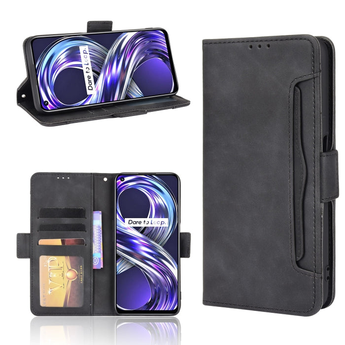 Estuche de cuero con tapa horizontal con patrón de piel de becerro con soporte y ranuras para tarjetas y marco de fotos, For Motorola Moto G50 5G Oversea Version, For OPPO Realme 8i, For vivo Y33S / Y21 / Y21S, For Nokia G50 5G                         ...