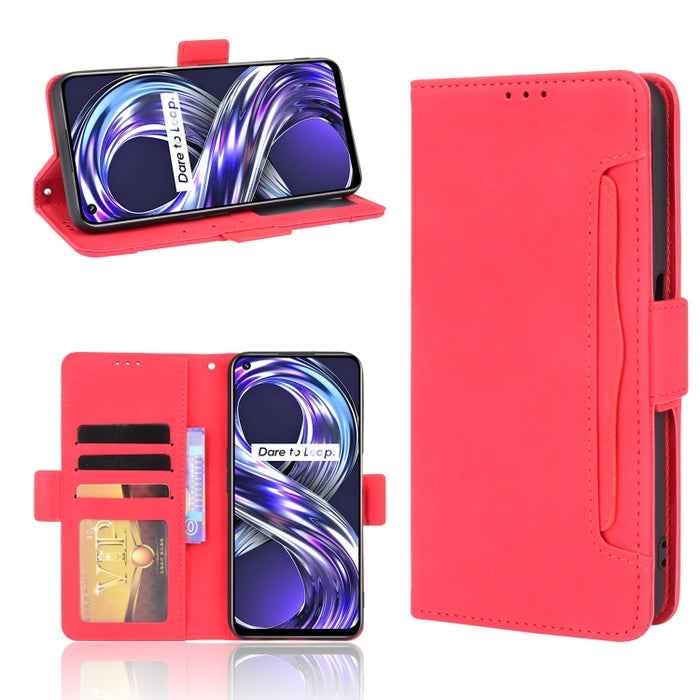 Estuche de cuero con tapa horizontal con patrón de piel de becerro con soporte y ranuras para tarjetas y marco de fotos, For Motorola Moto G50 5G Oversea Version, For OPPO Realme 8i, For vivo Y33S / Y21 / Y21S, For Nokia G50 5G                         ...