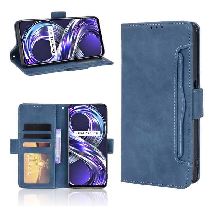 Estuche de cuero con tapa horizontal con patrón de piel de becerro con soporte y ranuras para tarjetas y marco de fotos, For Motorola Moto G50 5G Oversea Version, For OPPO Realme 8i, For vivo Y33S / Y21 / Y21S, For Nokia G50 5G                         ...