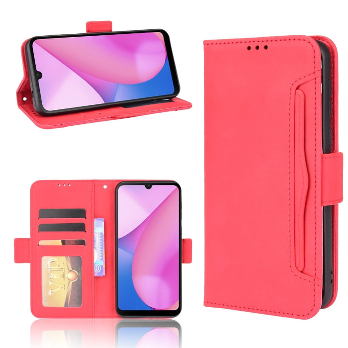 Estuche de cuero con tapa horizontal con patrón de piel de becerro con soporte y ranuras para tarjetas y marco de fotos, For Motorola Moto G50 5G Oversea Version, For OPPO Realme 8i, For vivo Y33S / Y21 / Y21S, For Nokia G50 5G                         ...