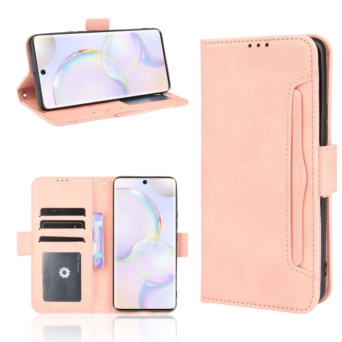 Estuche de cuero con tapa horizontal con patrón de piel de becerro con soporte y ranuras para tarjetas y marco de fotos, For Motorola Moto G50 5G Oversea Version, For OPPO Realme 8i, For vivo Y33S / Y21 / Y21S, For Nokia G50 5G                         ...
