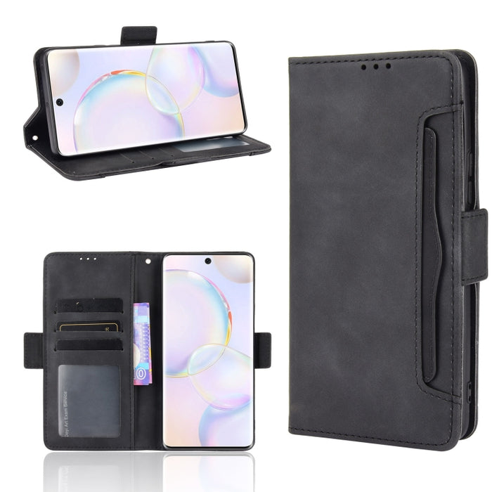 Estuche de cuero con tapa horizontal con patrón de piel de becerro con soporte y ranuras para tarjetas y marco de fotos, For Motorola Moto G50 5G Oversea Version, For OPPO Realme 8i, For vivo Y33S / Y21 / Y21S, For Nokia G50 5G                         ...