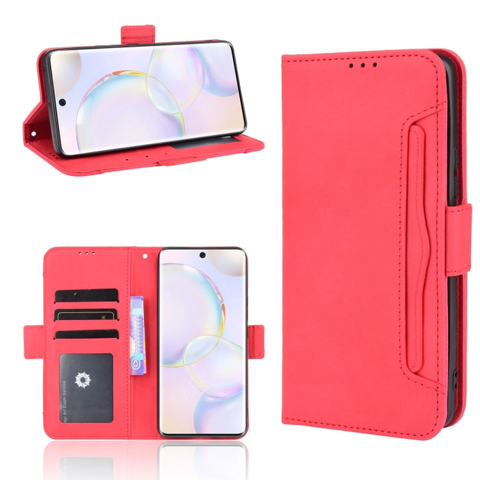 Estuche de cuero con tapa horizontal con patrón de piel de becerro con soporte y ranuras para tarjetas y marco de fotos, For Motorola Moto G50 5G Oversea Version, For OPPO Realme 8i, For vivo Y33S / Y21 / Y21S, For Nokia G50 5G                         ...