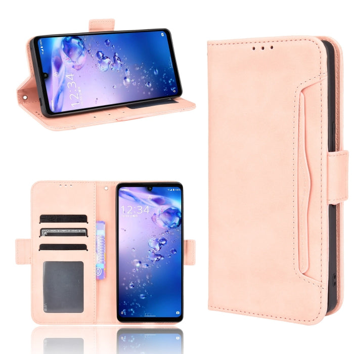 Estuche de cuero con tapa horizontal con patrón de piel de becerro con soporte y ranuras para tarjetas y marco de fotos, For Motorola Moto G50 5G Oversea Version, For OPPO Realme 8i, For vivo Y33S / Y21 / Y21S, For Nokia G50 5G                         ...