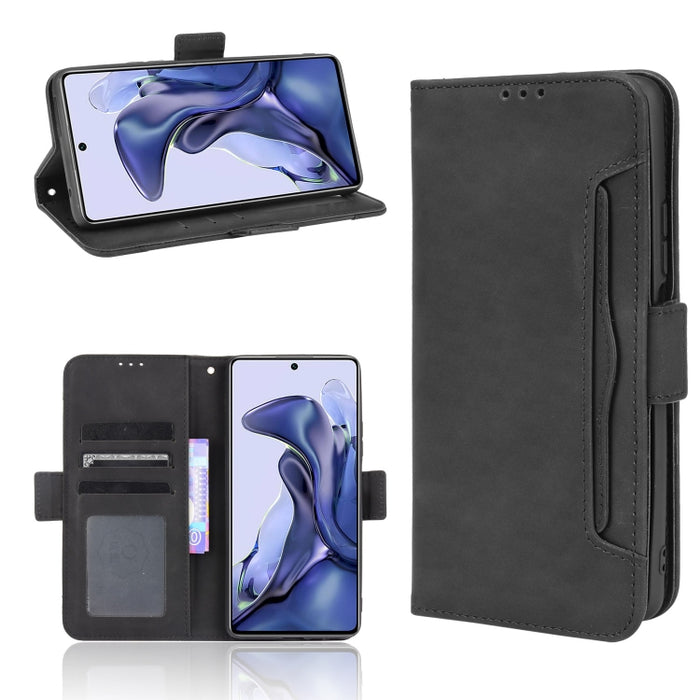 Estuche de cuero con tapa horizontal con patrón de piel de becerro con soporte y ranuras para tarjetas y marco de fotos, For Motorola Moto G50 5G Oversea Version, For OPPO Realme 8i, For vivo Y33S / Y21 / Y21S, For Nokia G50 5G                         ...