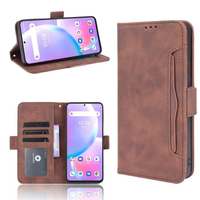 Estuche de cuero con tapa horizontal con patrón de piel de becerro con soporte y ranuras para tarjetas y marco de fotos, For Motorola Moto G50 5G Oversea Version, For OPPO Realme 8i, For vivo Y33S / Y21 / Y21S, For Nokia G50 5G                         ...