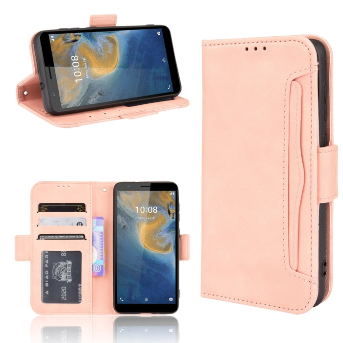 Estuche de cuero con tapa horizontal con patrón de piel de becerro con soporte y ranuras para tarjetas y marco de fotos, For Motorola Moto G50 5G Oversea Version, For OPPO Realme 8i, For vivo Y33S / Y21 / Y21S, For Nokia G50 5G                         ...