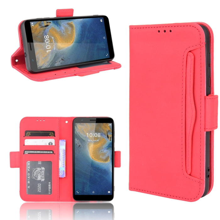 Estuche de cuero con tapa horizontal con patrón de piel de becerro con soporte y ranuras para tarjetas y marco de fotos, For Motorola Moto G50 5G Oversea Version, For OPPO Realme 8i, For vivo Y33S / Y21 / Y21S, For Nokia G50 5G                         ...