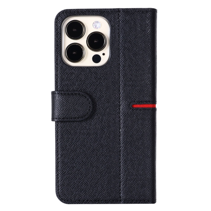 Estuche protector con tapa horizontal de cuero de grano superior GEBEI con soporte y ranuras para tarjetas y billetera y marco de fotos, For iPhone 13, For iPhone 13 Pro, For iPhone 13 Pro Max