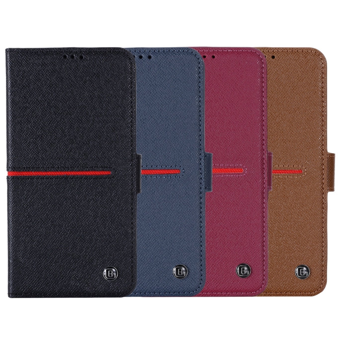 Estuche protector con tapa horizontal de cuero de grano superior GEBEI con soporte y ranuras para tarjetas y billetera y marco de fotos, For iPhone 13, For iPhone 13 Pro, For iPhone 13 Pro Max