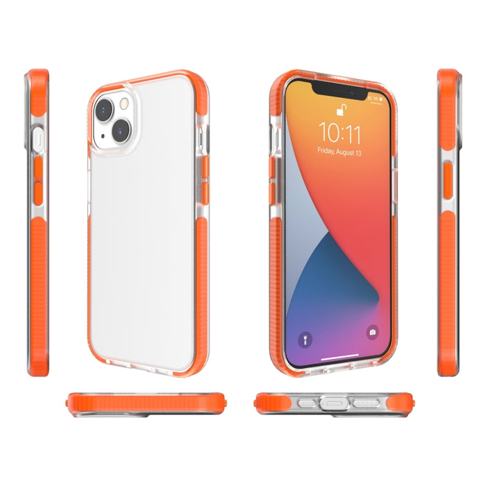 Estuche protector a prueba de golpes de alta translucidez de dos colores