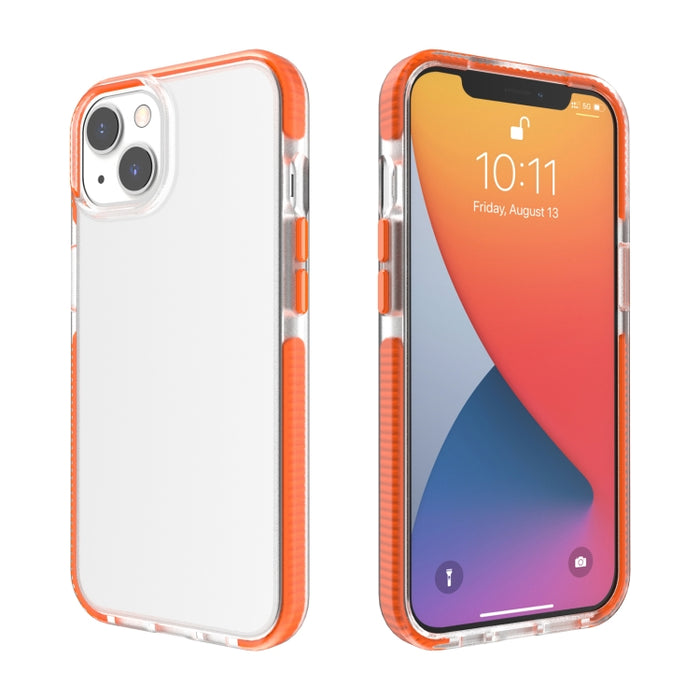 Estuche protector a prueba de golpes de alta translucidez de dos colores