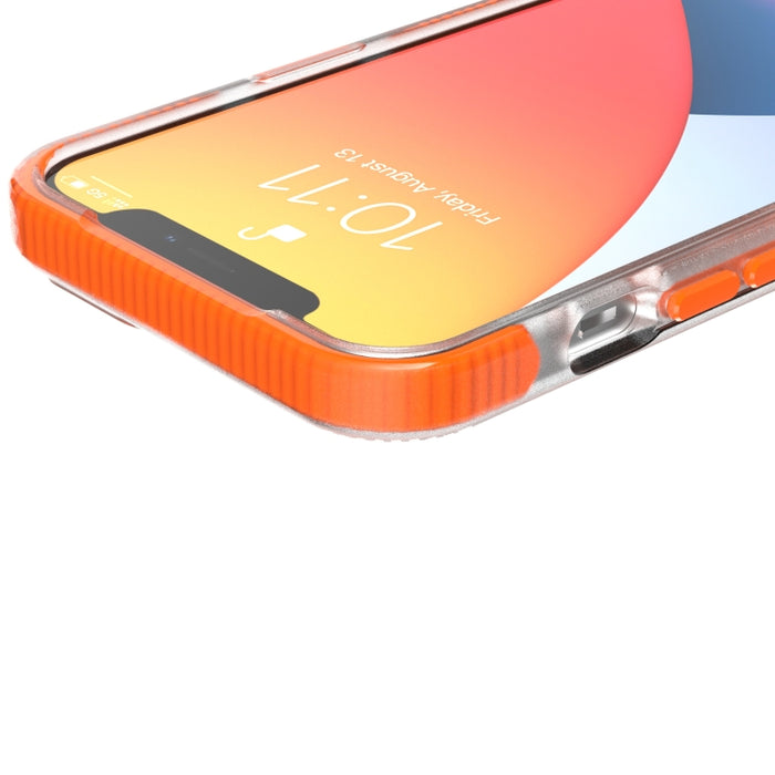 Estuche protector a prueba de golpes de alta translucidez de dos colores