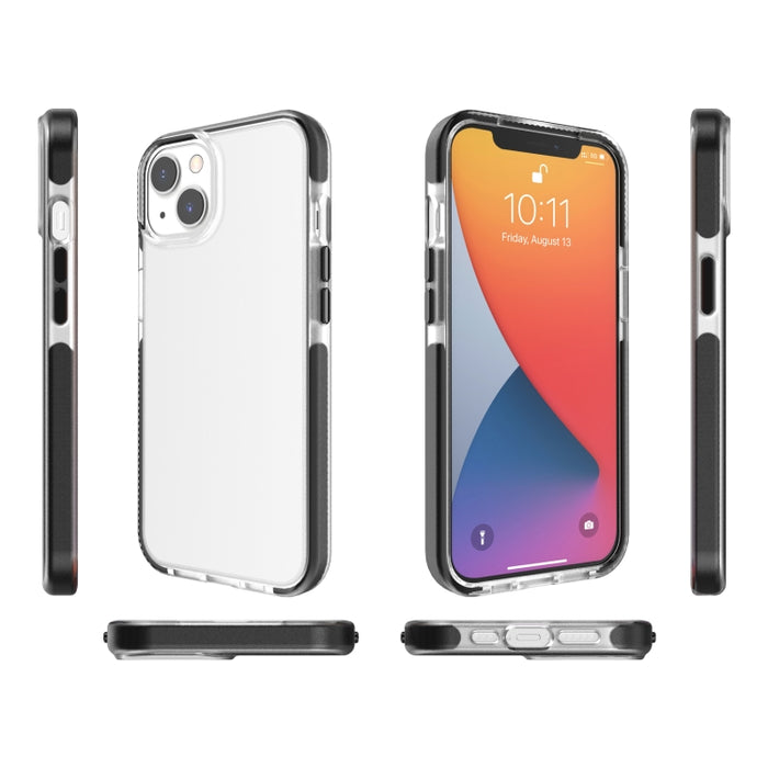 Estuche protector a prueba de golpes de alta translucidez de dos colores