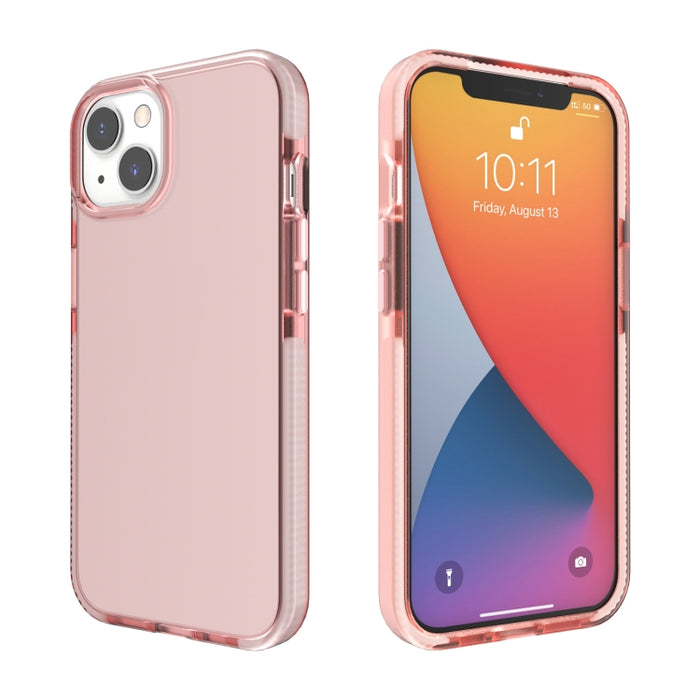 Estuche protector a prueba de golpes de alta translucidez de dos colores