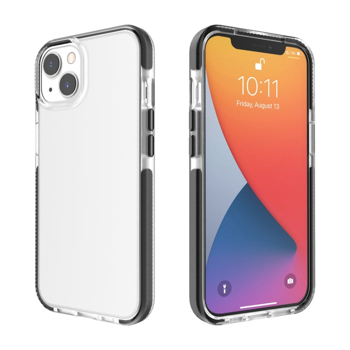 Estuche protector a prueba de golpes de alta translucidez de dos colores