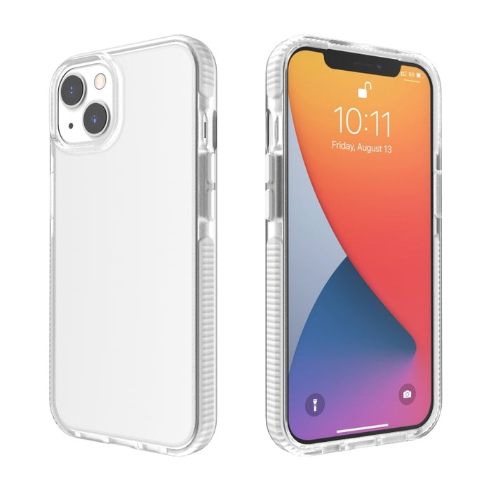 Estuche protector a prueba de golpes de alta translucidez de dos colores