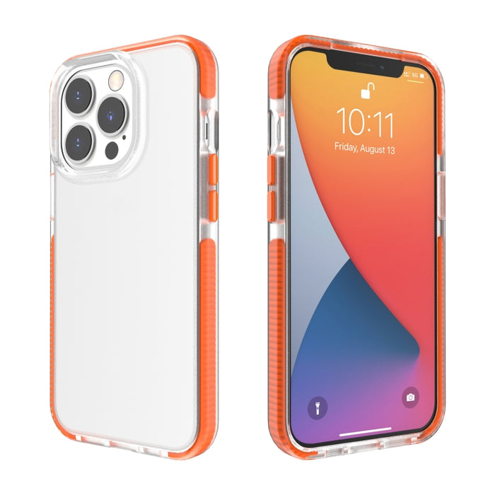 Estuche protector a prueba de golpes de alta translucidez de dos colores