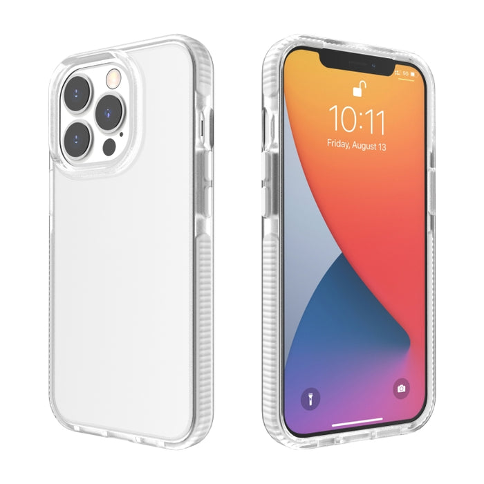 Estuche protector a prueba de golpes de alta translucidez de dos colores