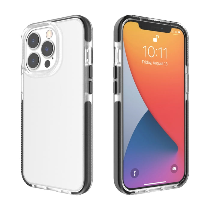 Estuche protector a prueba de golpes de alta translucidez de dos colores