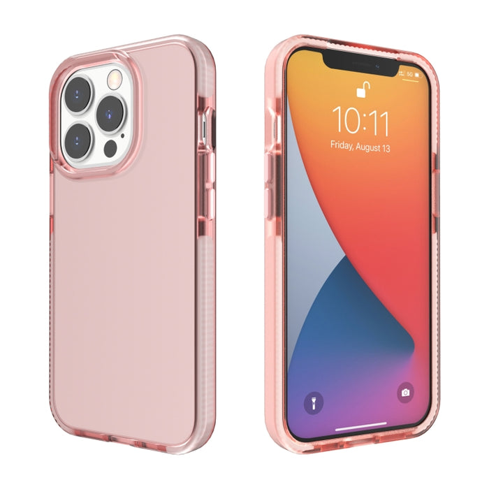 Estuche protector a prueba de golpes de alta translucidez de dos colores