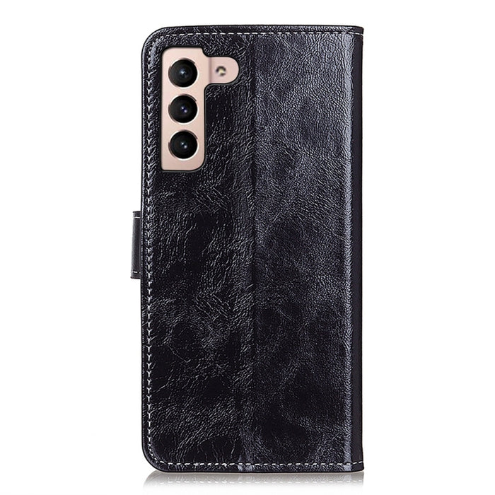 Retro Crazy Horse Texture Funda de cuero con tapa horizontal con soporte y ranuras para tarjetas y marco de fotos y billetera, For Samsung Galaxy S22 5G, For Samsung Galaxy S22+ 5G, For Samsung Galaxy S22 Ultra 5G, For Xiaomi Civi 5G