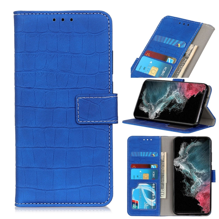 Estuche de cuero con tapa horizontal con textura de cocodrilo magnético con soporte y ranuras para tarjetas y billetera, For Samsung Galaxy S22 5G, For Samsung Galaxy S22+ 5G, For Samsung Galaxy S22 Ultra 5G, For Xiaomi Civi 5G