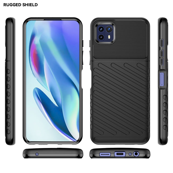 Estuche blando protector de TPU a prueba de golpes Thunderbolt, For Motorola Moto G50 5G, For Motorola Moto G Pure, For Samsung Galaxy S22 5G, For Samsung Galaxy A13 5G, For Xiaomi Mi 11T / 11T Pro