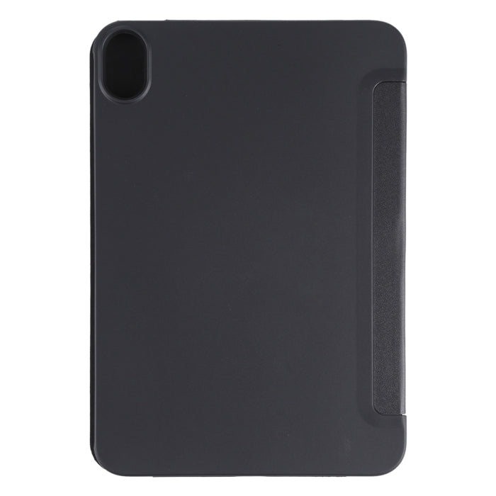 Estuche de cuero para tableta con tapa horizontal a prueba de golpes GEBEI con soporte de tres pliegues