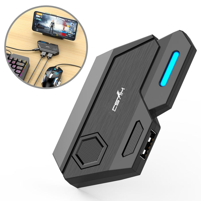 HXSJ P3 Bluetooth 5.0 Teclado Convertidor de ratón Juego de disparos Herramienta auxiliar