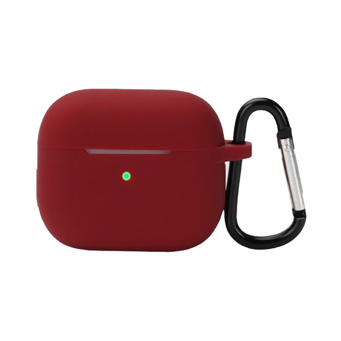 Funda protectora de silicona para auriculares inalámbricos con gancho para AirPods 3