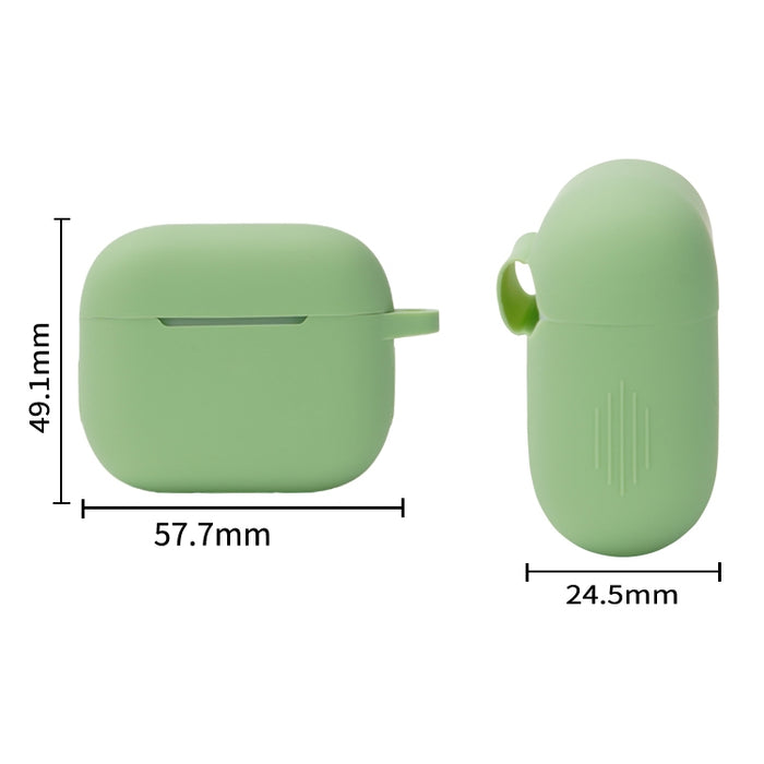 Funda protectora de silicona para auriculares inalámbricos con gancho para AirPods 3