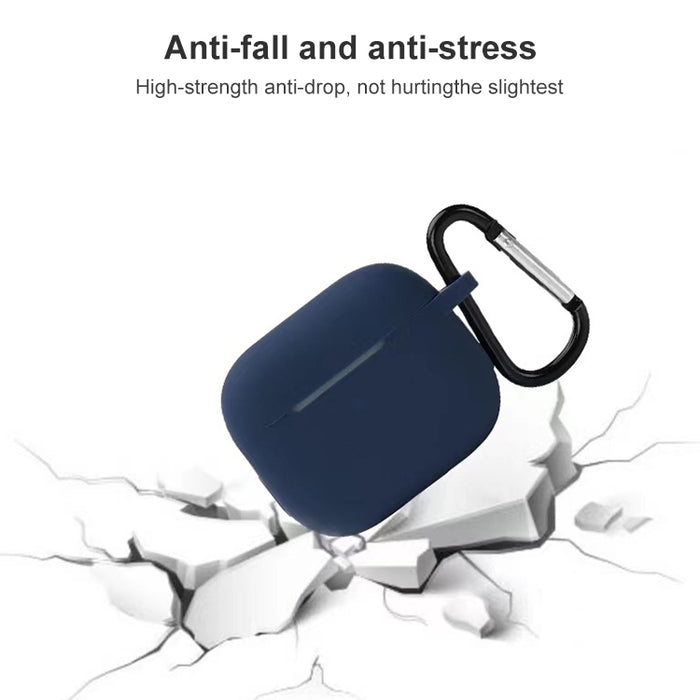 Funda protectora de silicona para auriculares inalámbricos con gancho para AirPods 3