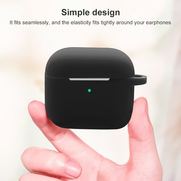 Funda protectora de silicona para auriculares inalámbricos con gancho para AirPods 3