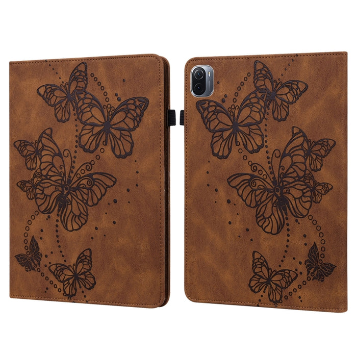 Estuche para tableta de cuero con tapa horizontal con diseño de mariposa en relieve, For Lenovo Tab M10 Plus / Tab M10 FHD Plus 10.3 inch TB-X606F TB-606X, For Lenovo Tab M10 TB-X505L / TB-X505F / TB-X605L / TB-X605F & P10 TB-X705F / TB-X705L          ...
