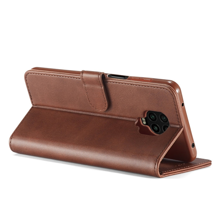 LC.IMEEKE Estuche de cuero con tapa horizontal para teléfono con textura de becerro, con soporte, ranuras para tarjetas y billetera, For Xiaomi Redmi Note 10 Lite, For Xiaomi Mi 11T / 11T Pro