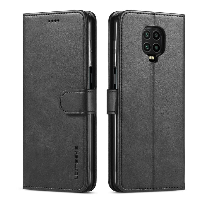 LC.IMEEKE Estuche de cuero con tapa horizontal para teléfono con textura de becerro, con soporte, ranuras para tarjetas y billetera, For Xiaomi Redmi Note 10 Lite, For Xiaomi Mi 11T / 11T Pro