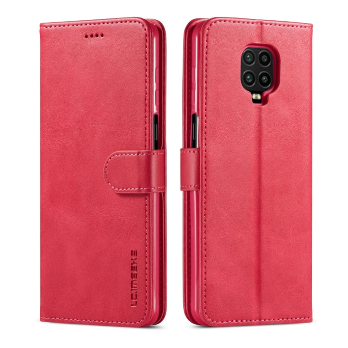 LC.IMEEKE Estuche de cuero con tapa horizontal para teléfono con textura de becerro, con soporte, ranuras para tarjetas y billetera, For Xiaomi Redmi Note 10 Lite, For Xiaomi Mi 11T / 11T Pro