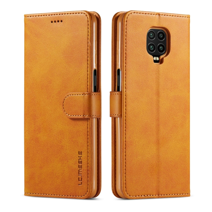 LC.IMEEKE Estuche de cuero con tapa horizontal para teléfono con textura de becerro, con soporte, ranuras para tarjetas y billetera, For Xiaomi Redmi Note 10 Lite, For Xiaomi Mi 11T / 11T Pro
