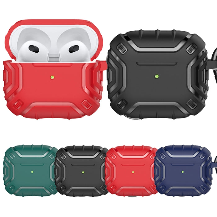 Estuche protector para auriculares Alien TPU anticaída con gancho para AirPods 3