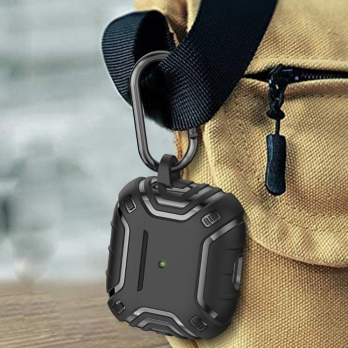 Estuche protector para auriculares Alien TPU anticaída con gancho para AirPods 3