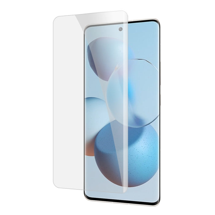 Película de vidrio templado de pegamento completo curvo líquido UV, For Xiaomi Civi
