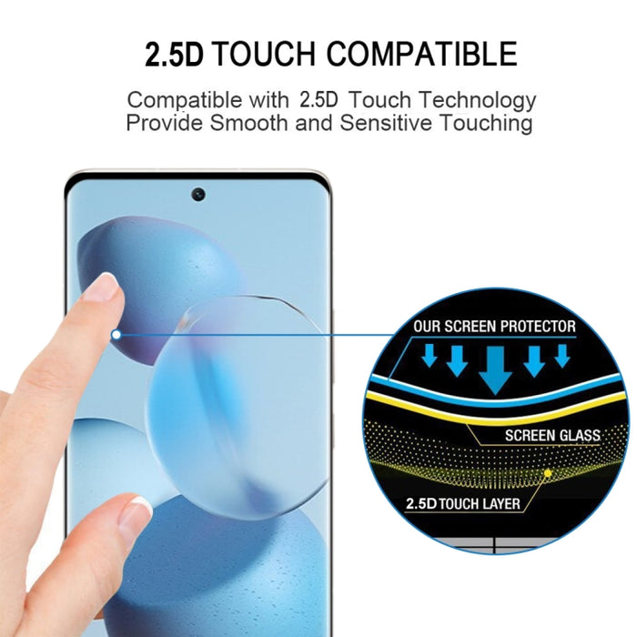 Película de vidrio templado de pantalla completa de borde curvo 3D, For Xiaomi Civi (1 PC)