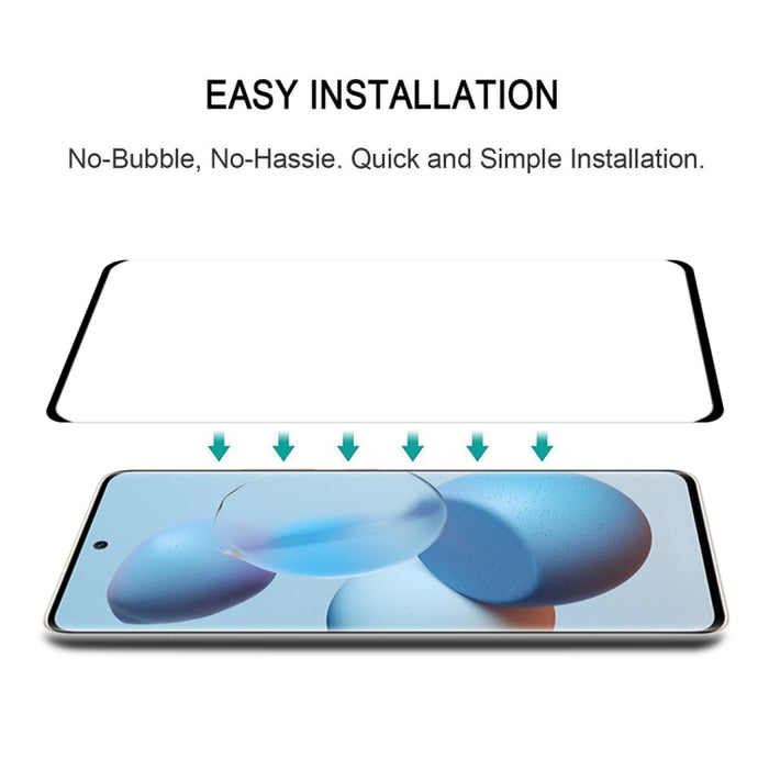 Película de vidrio templado de pantalla completa de borde curvo 3D, For Xiaomi Civi (1 PC)