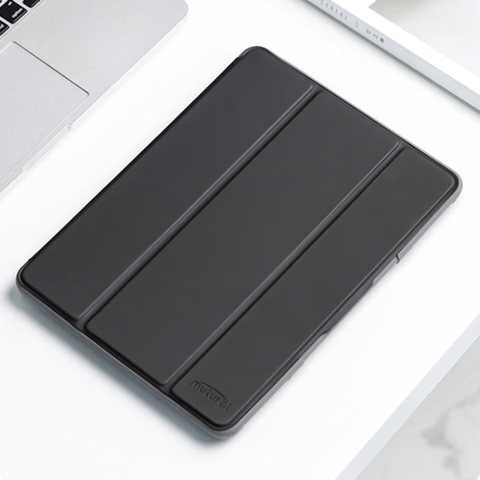 Estuche de cuero para tableta con tapa horizontal Mutural con soporte y ranura para bolígrafo
