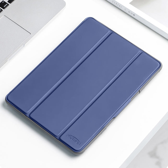 Estuche de cuero para tableta con tapa horizontal Mutural con soporte y ranura para bolígrafo